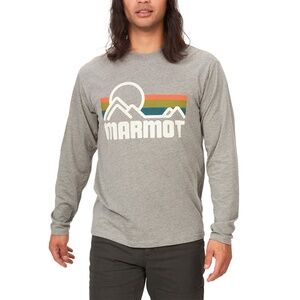 Marmot Logo Coastal Long-Sleeve T-Shirt NWT